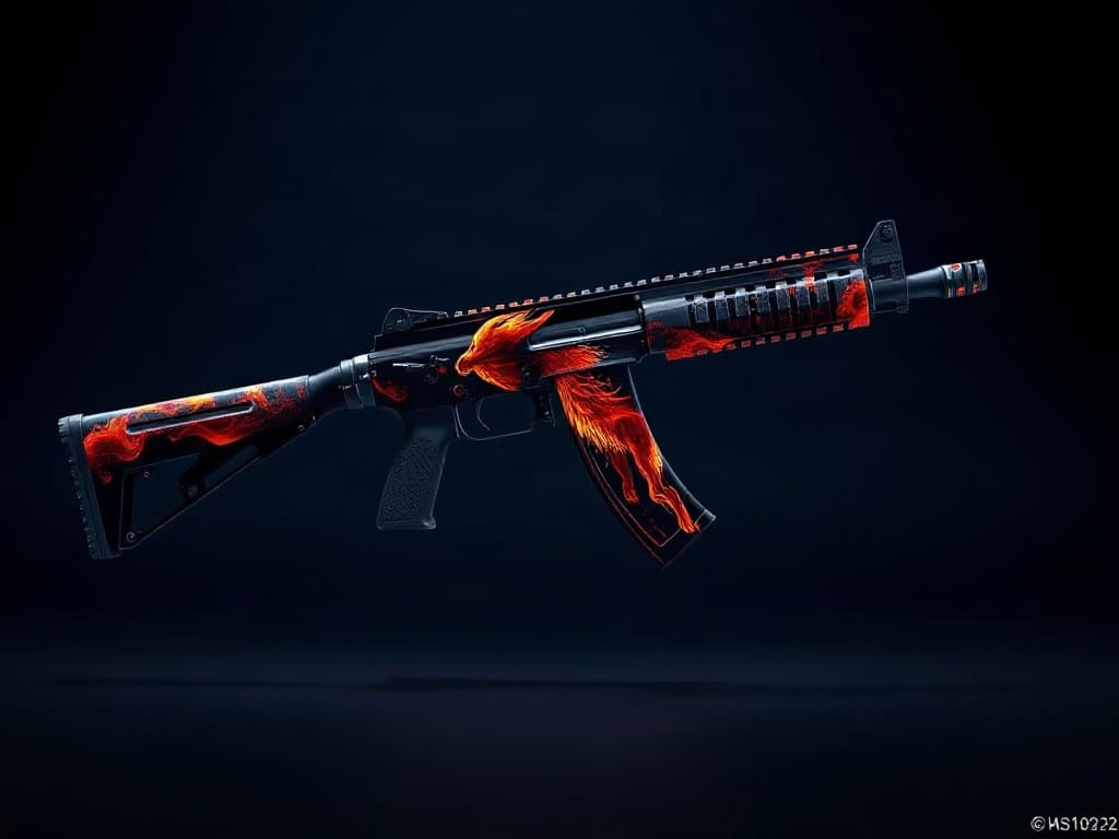 StatTrak™ M4A4 | Ember Chorus, Factory New